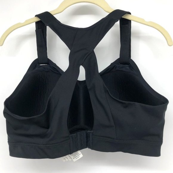 Brooks Running Black High Impact Sports Bra 36DD adjustable straps - Picture 2 of 14